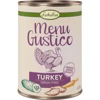 Ekonomipack Lukullus Menu Gustico 12 x 400 g - Kalkon med sötpotatis, zucchini & morötter Reapris