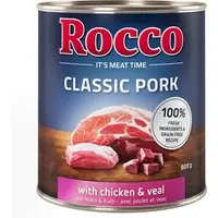 Ekonomipack Rocco Classic Pork 12 x 800 g - Kyckling & kalv Köp nu