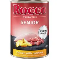 Rocco Senior 12 x 400 g - Kyckling med potatis Rabatt