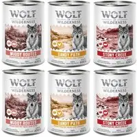 Snabb frakt Wolf of Wilderness Senior “Expedition” 6 x 400 g - Mixpack