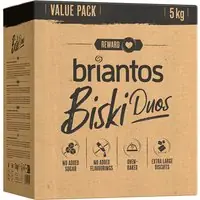 Begränsat antal Briantos Biski Duos - Ekonomipack 2 x 5 kg