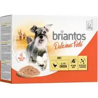 Ekonomipack Briantos Delicious Paté 48 x 100 g - Kyckling Erbjudandepris