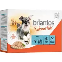 Erbjudandepris Ekonomipack Briantos Delicious Paté 48 x 100 g - Lax