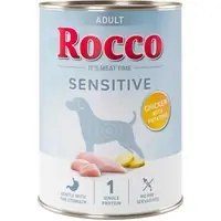 Outlet Ekonomipack Rocco Sensitive 24 x 400 g - Nytt recept kyckling & potatis