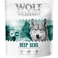 Wolf of Wilderness Adult "Deep Seas" sill - spannmålsfritt - Ekonomipack 4 x 1 kg nytt recept Säker betalning