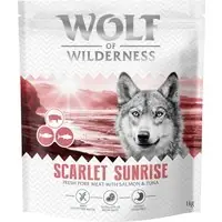 Wolf of Wilderness "Scarlet Sunrise" lax & tonfisk - spannmålsfritt - Ekonomipack 4 x 1 kg nytt recept Begränsat erbjudande