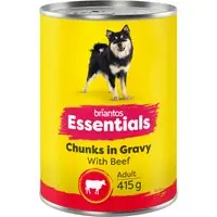 Ekonomipack Briantos Essentials Chunks in Gravy 24 x 415 g - Nötkött prisnedsättning