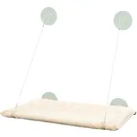 Extra rabatt Karlie fönsterbädd, creme - L 51,5 x B 31 x H 2,5 cm