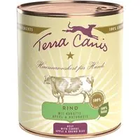 I lager Terra Canis 6 x 800 g - Nötkött med morötter, äpple & råris