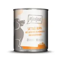 Säker betalning MjAMjAM Adult Dog 6 x 800 g - Saftig kyckling med mör anka