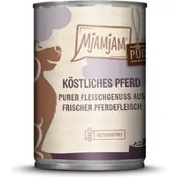 MjAMjAM Pure Meat Pleasure 6 x 400 g - Smaskigt hästkött pur Billigare