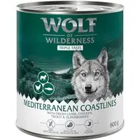 Begränsad tid Ekonomipack Wolf of Wilderness The Taste Of 24 x 800 g - The Taste Of The Mediterranean