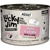 Ekonomipack Lucky Jim MINI Adult 24 x 200 g - Nötkött & lamm prisnedsättning