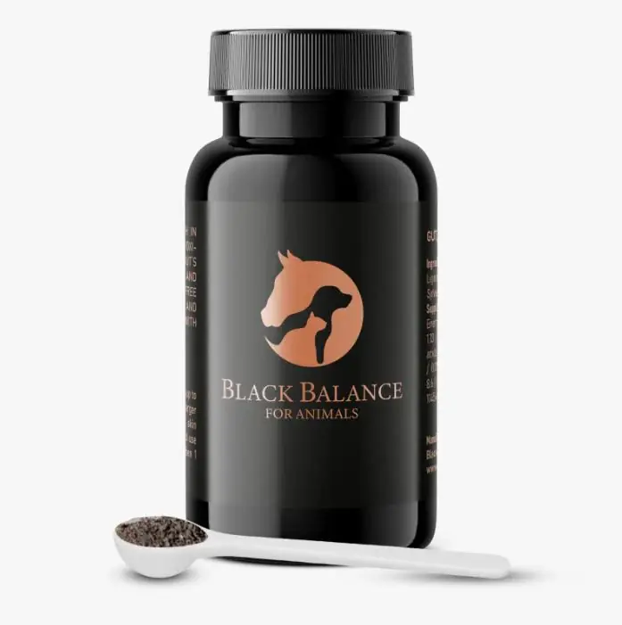Populärt val Black Balance för hästar, katter och hundar 30 g pulver