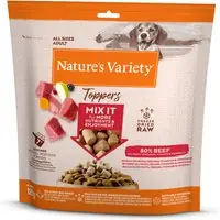 Snabb frakt Nature‘s Variety Freeze Dried Topper - Nötkött 120 g