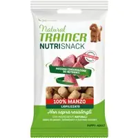 Natural Trainer Nutri Snack Frystorkade Bitar Puppy & Adult 20 g - Nötkött Populärt val