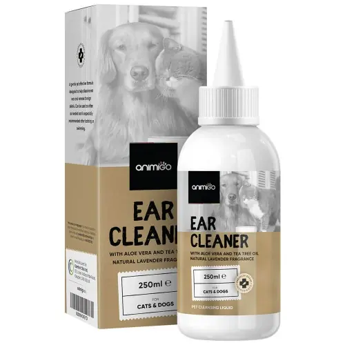 Kundfavorit Öronrens, 250 ml - Mild öronrengöring för hund & katt - Lindrar öron klåda och irritation för Husdjurs