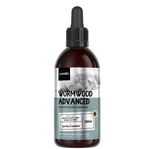 Lågt pris Wormwood Complex Dewormer, 120 ml - Avmaskningsmedel för katter och hundar i alla storlekar