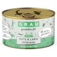 Ekonomipack GRAU Adult Grain Free 12 x 200 g - Kalkon & lamm Rea