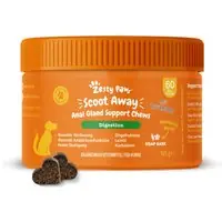 Zesty Paws Scoot Away Anal Gland Support Chews - 50 tuggsnacks Begränsat erbjudande