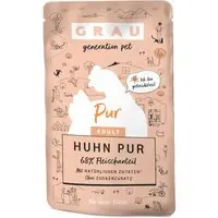 Ekonomipack GRAU Gourmet Happen 32 x 125 g - Kyckling pur Lågt pris