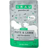Ekonomipack GRAU Gourmet Happen 32 x 125 g - Kalkon & lamm Begränsad tid