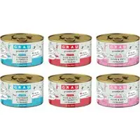 Billigare GRAU Kitten Mix - 24 x 200 g (3 sorter)