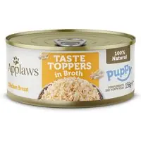 Ekonomipack Applaws Puppy Taste Toppers i buljong 12 x 156 g - Kycklingbröst Köp nu