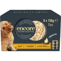 Encore Dose Mix i buljong 8 x 156 g - Urval av kyckling (3 sorter) Bästa pris