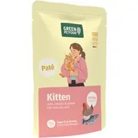 Green Petfood Paté Kitten 8 x 85 g - Kyckling & lax Populärt val