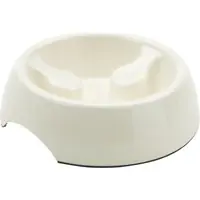 Populärt val Savic slow-feed hundskål, elfenbensfärgad - 400 ml
