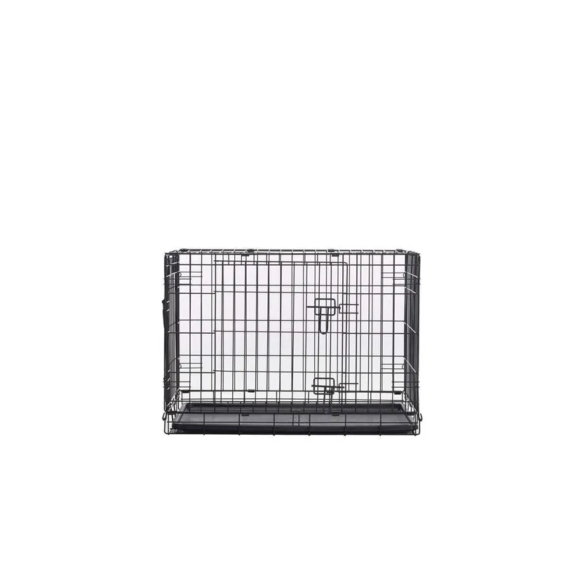 Savic Dog Cottage Hundbur Metall Svart Begränsat erbjudande