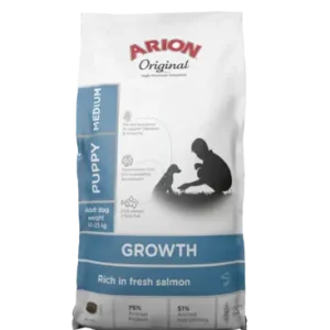 Arion Growth Medium fisk hundfoder Bästa pris