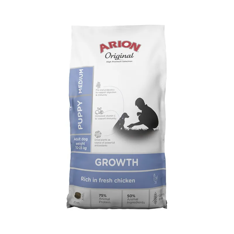 Expressleverans Arion Original Growth Puppy Medium Chicken