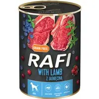 Ekonomipack Rafi Dog 24 x 400 g - Med lamm, blåbär och tranbär Erbjudande