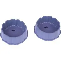 Handla nu zooplus Basics runda kattskålar - 2 x 300 ml
