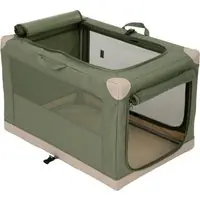 zooplus Basics hopfällbar hundbur - L 76 x B 50,5 x H 48 cm Rabatt