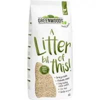Trygg betalning Greenwoods klumpbildande kattströ av växtfibrer - Ekonomipack 2 x 30 l