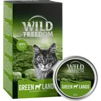 Lågt pris Wild Freedom Adult portionsform 6 x 85 g - Green Lands - Lamb & Chicken