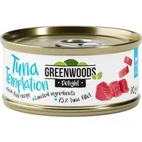 Greenwoods Delight Tuna Fillet - Ekonomipack 48 x 70 g Bästa pris