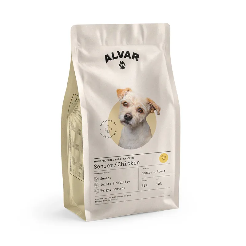 Populär Alvar Pet Senior/Chicken torrfoder för hundar