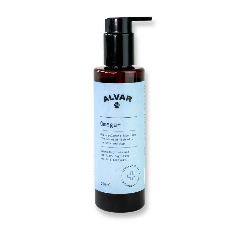 Alvar Pet Omega+ tillskott 200 ml Trygg betalning