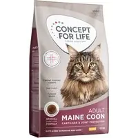 8 + 2 kg på köpet! 10 kg Concept for Life kattfoder - Maine Coon Adult Rea