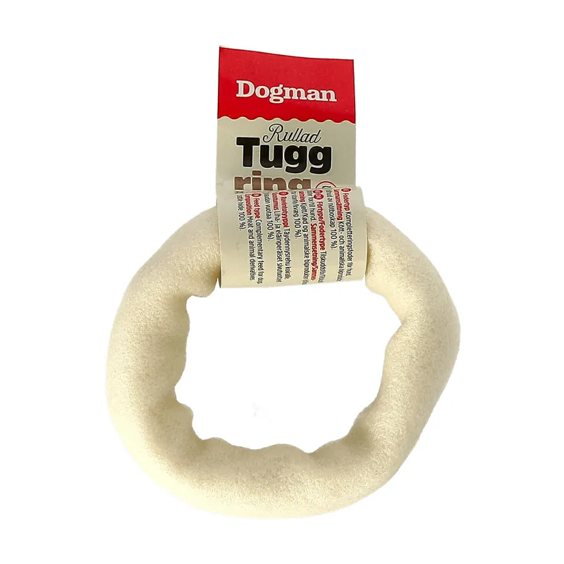 Kundfavorit Tuggring Rullad Opackad Vit 7,5cm