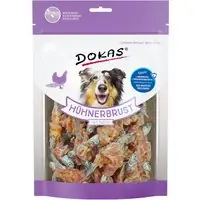 Dokas tuggbitar Kycklingbröst & fisk Ekonomipack 4 x 220 g Endast denna vecka