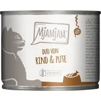 Rabatter MjAMjAM Duo 6 x 200 g - Utsökt nötkött & god kalkon på ångkokt pumpa