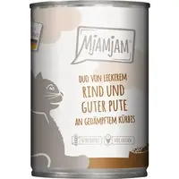 MjAMjAM Duo 6 x 400 g - Utsökt nötkött & god kalkon på ångad pumpa Kundfavorit