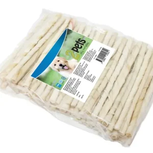 Vriden tuggpinne vit - 5-6 mm, 100 st Erbjudandepris