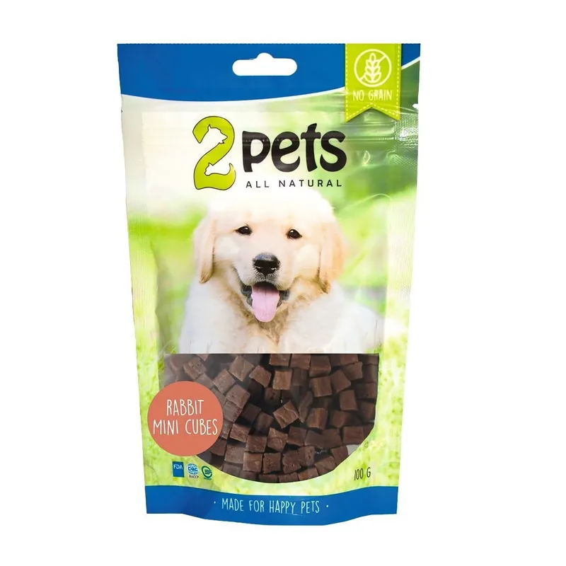 2Pets MiniCubes Hundgodis med Kanin Bästa pris