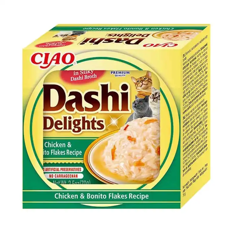 Inaba Dashi Delights Cat Chicken/Bonito Säker betalning